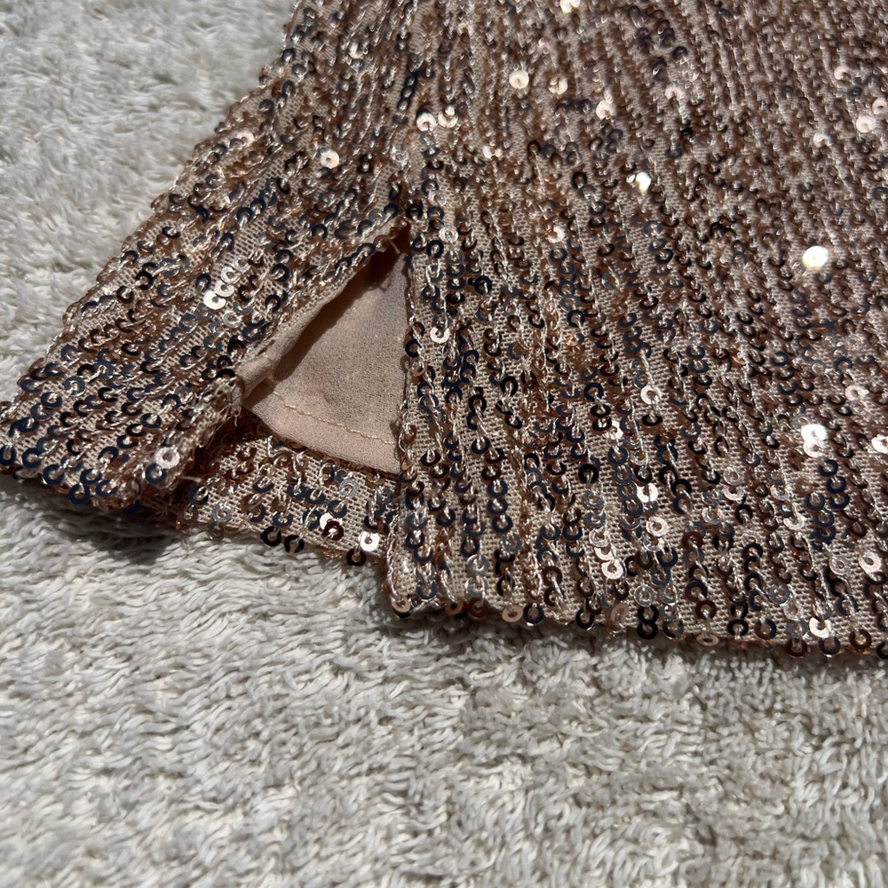 Sequin Spaghetti Strap Tank Top Mystree NWT  Size Small - Picture 9 of 12